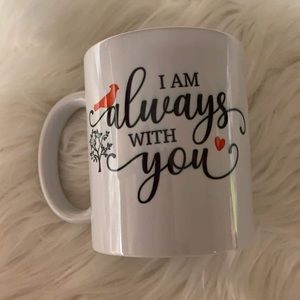 Brand new I am always with you cardinal memory 15oz
mug